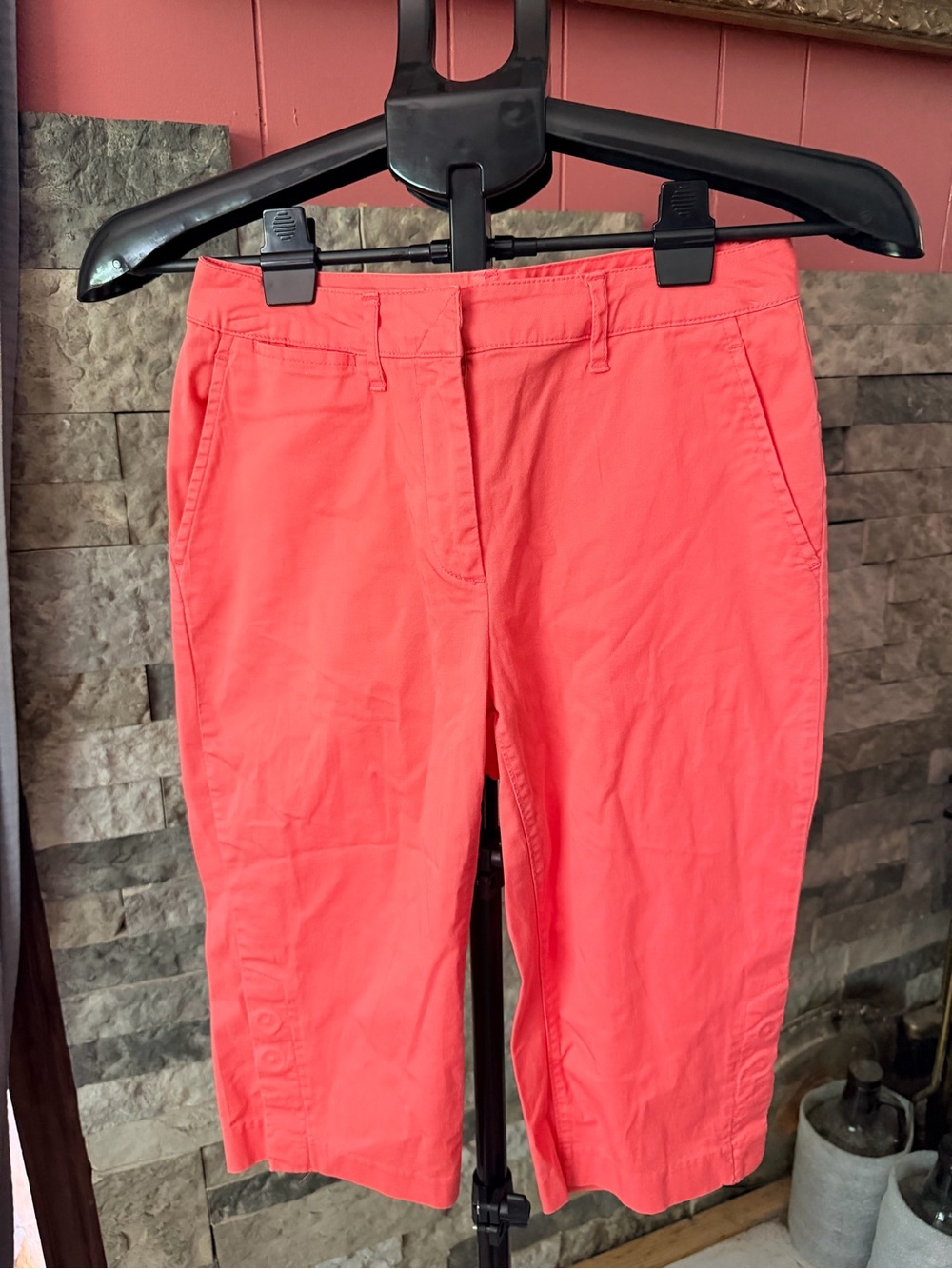 St. John's Bay Women's Coral Stretch Twill Bermuda Shorts